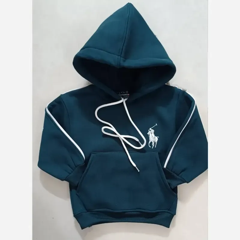 هودی پنبه داخل کرکی ضخیم اسپرت رنگی سایز 60 تا 70