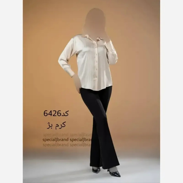 شومیز شارلوت ابریشم لمه دار زنانه رنگ مشکی سبز فیروزه ای کرم بژ