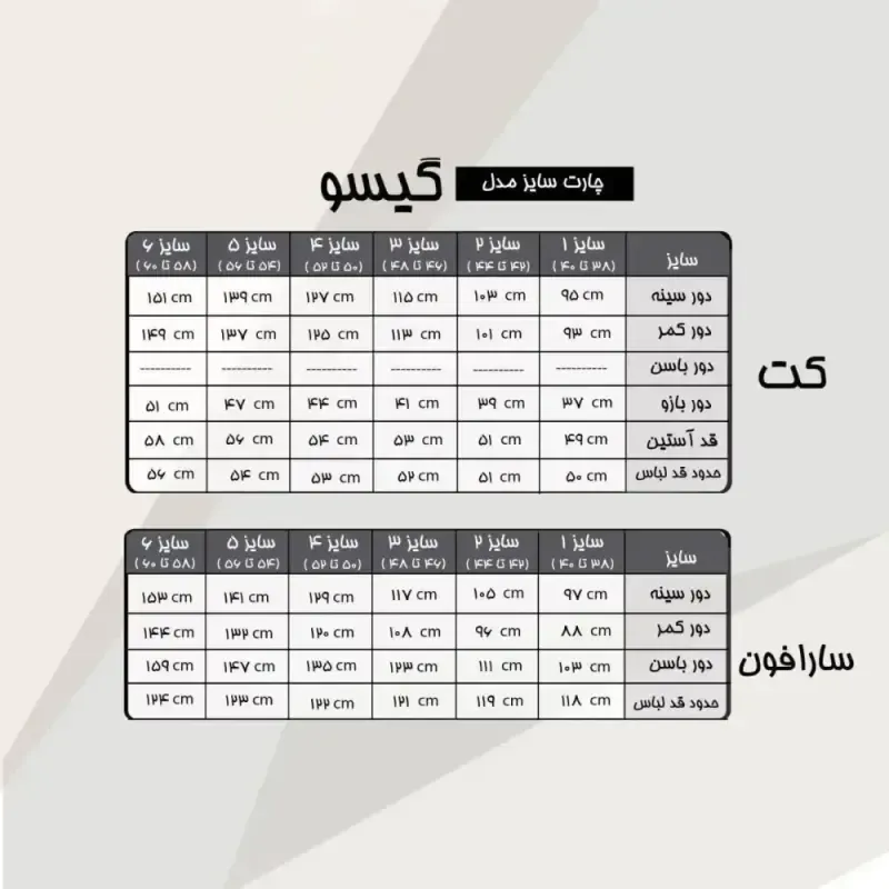 کت و سارافون زنانه بیگ سایز مدل گیسو جنس سوپر مازراتی
